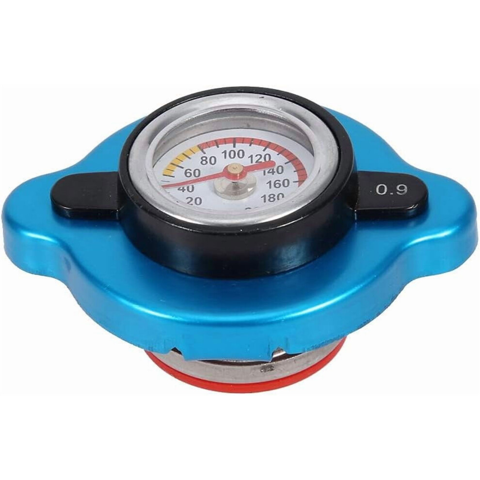 High Pressure Radiator Cap With Temperature Gauge Universal 9107258613417
