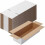 Verzenddozen 12x4x3 inch, wit, gegolfd, set van 40 1