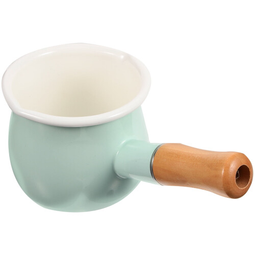 Enamel Saucepan Small Cooking Pot 1.5L