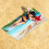 Microvezel strandhanddoek 30x60 inch extra groot zandbestendig 5