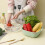 Quinlirra Vegetable Washing Basket Double-layer Plastic 5