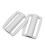 2pcs Scuba Diving Belt Webbing Keeper Fits 5cm Webbing Adjustable Webbing Buckle BCD Accessories Wihte(Luminous ) 1