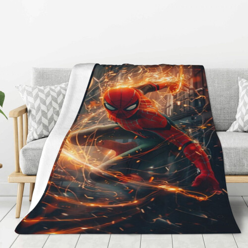 Couverture polaire Spiderman ultra douce 40 x 30 pouces