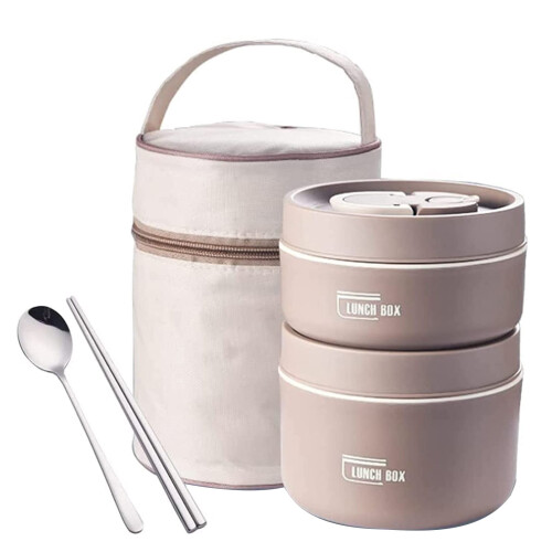 Mosiee Bento Box Ενήλικο Δοχείο Γεύματος με Μονωμένο Φορητό Σετ