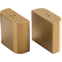 Ensemble de 2 salières et poivrières en acier inoxydable