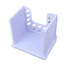 Cortador de pan ajustable y plegable para pan casero.
