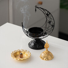 Incienso de metal para el Día de San Valentín, decoración portátil para estufa de carbón