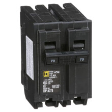 Wyłącznik automatyczny Square D Homeline70A2-biegunowy 120/240 V