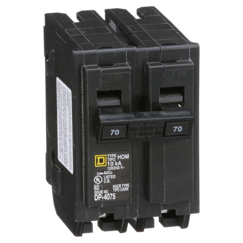 Istič Square D Homeline70A2-pólový 120/240V