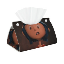 Boîte à mouchoirs rectangulaire en cuir Coraline (1 pièce)