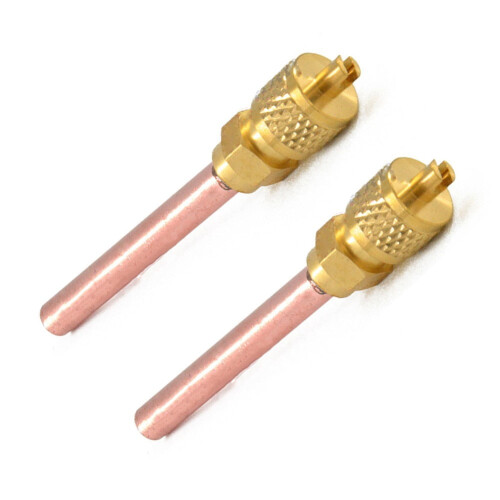 Βαλβίδα Πρόσβασης Σέρβις 1/4" SAE x 1/4" OD x 78mm Πυρήνας Στέλεχος AC