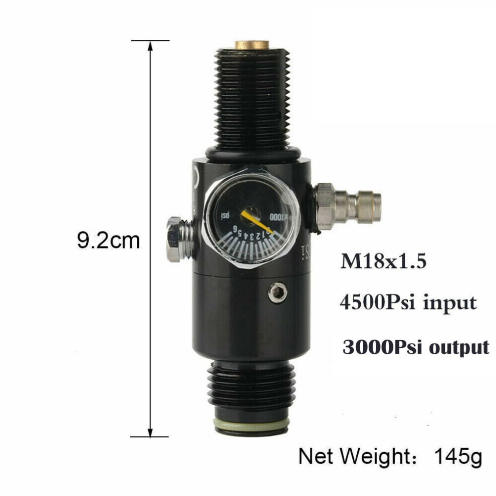 Pcp Air Tank Valve Regulator 4500 Psi Output 3000 Psi 9107258927712