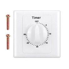 Visszaszámláló időzítő kapcsoló AC220V mechanikus 86 mm-es panel