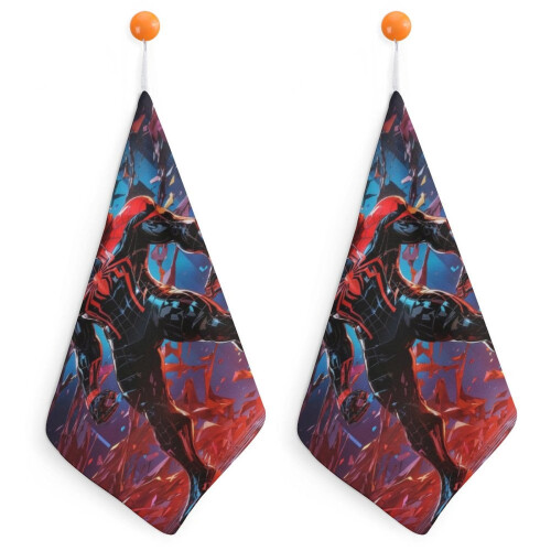 Spider-Man hand towels cotton 2-piece set