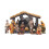 Kerststalbeeldje/ornamentset van hars. 1