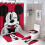 Σετ κουρτινών μπάνιου Mickey family με αντιολισθητικά χαλιά 4 τεμάχια 1