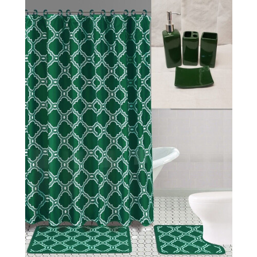 Badezimmer-Set mit Zubehör, 19-teilig