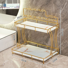 Étagère de rangement pour salle de bain, double couche, pour toilettes et lavabo