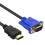 Mosiee VGA-Kabel HD-15D-Sub-Videoadapter (1 Stück) 8