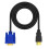 Mosiee VGA-Kabel HD-15D-Sub-Videoadapter (1 Stück) 5