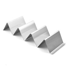 Soporte para tacos de acero inoxidable (1 unidad)