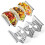 Θήκη για τάκος από ανοξείδωτο ατσάλι Mosiee – Holds3Tacos 8