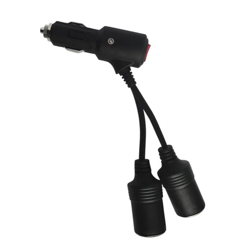 12V/24V Y-Splitter-Adapter mit Ein-/Ausschalter (1 Stecker auf 2 Stecker) 2