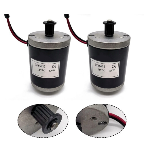 Mosiee Brushed DC Motor12V/24V120W για τρίκυκλο σκούτερ 1