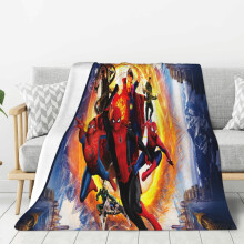 Pătură din fleece cu Spider-Man, super moale, 101,6 x 76,2 cm