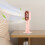 Prenosný mini USB nabíjateľný ventilátor ružový 8