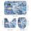 Σετ Μπάνιου Eeyore Αντιολισθητικά Χαλιά 4 Τεμαχίων 3