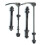 Bike Axle Quick Release Skewers Front Rear 25mm 3