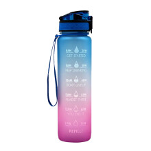 Penkiiy motiverende waterfles met tijdmarkeringen 34oz