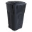 Pattumiera in plastica resistente con coperchio da 32 galloni 1
