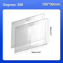 Laslens met 3,5x vergroting, 3,51 x 4,25 inch