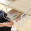 Under Shelf Wire Rack Kitchen Organizer White 3
