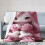 Κουβέρτα φανέλας Hello Kitty με σχέδια 50x60 ίντσες 1