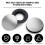 Cache-trous de robinet d'évier en acier inoxydable 31-40 mm (2 pièces) 4