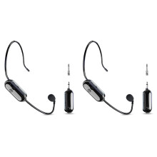 Wireless Microphone Headset 2.4G 2 pcs 30M range
