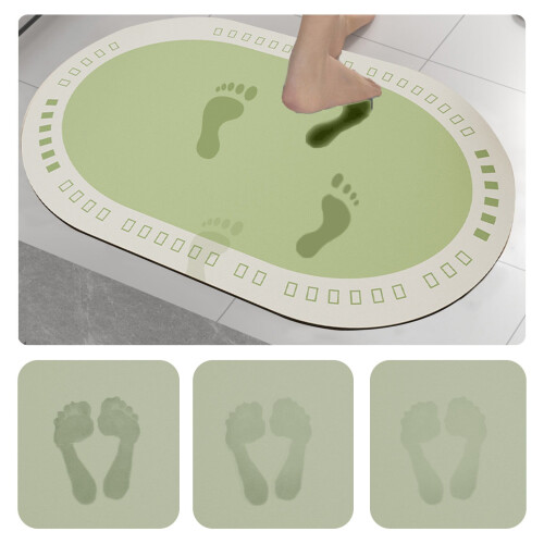 Tapis de bain super absorbant pour la Saint-Valentin 16x24
