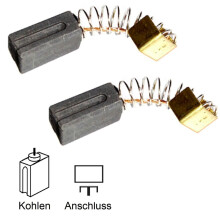 Koolborstels voor Parkside PBH1500A1 6x10x14mm