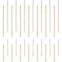 Stainless Steel Cable Chain Ends 120 pcs