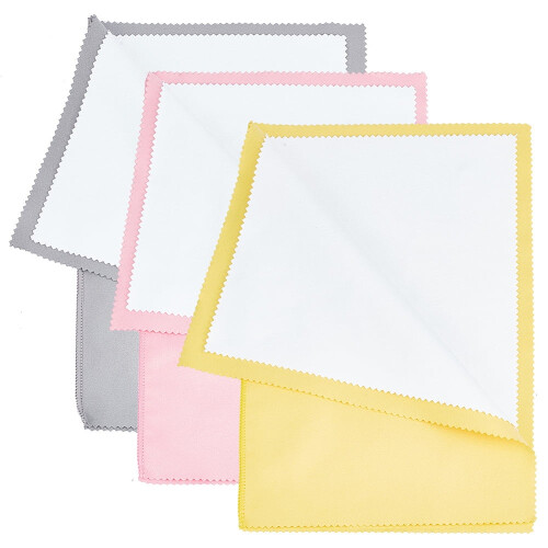 Silver Polishing Cloth 4-Layer 28x17.8cm 3 pcs