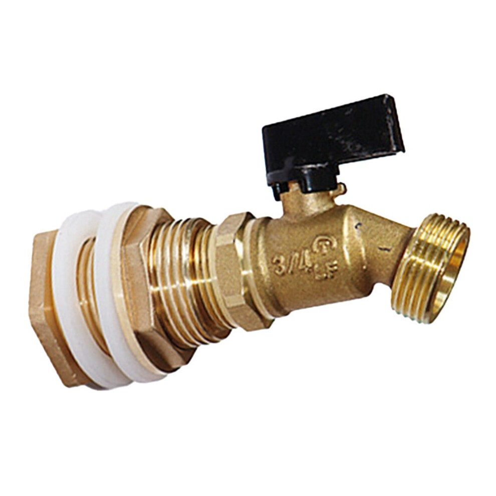 Rain Barrel Brass Ball Valve Spigot Kit 3/4 Inch 9107258919939
