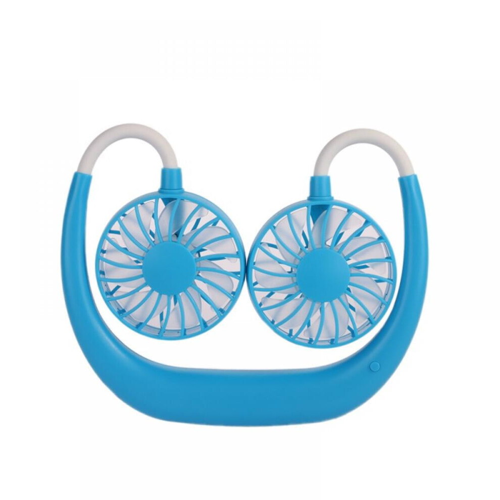 Neckband Fan Usb Rechargeable Portable Dual Mini 9314556588501