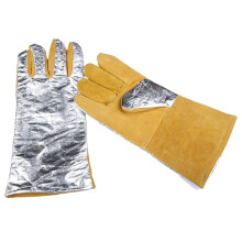 Welding Gloves Heat Resistant Leather 1 Pair