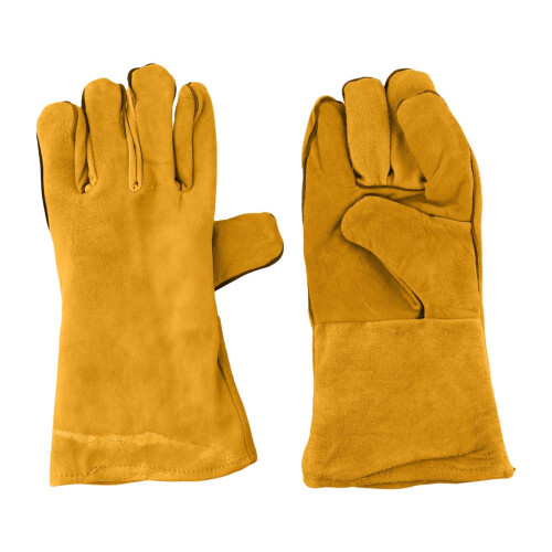 Cowhide welding gloves flame-retardant heat-proof
