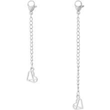 Necklace Bracelet Extender Chain Stainless Steel Heart