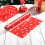 Cellophane wrap roll red 3000x40 cm 2.5 mil 4