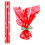 Cellophane wrap roll red 3000x40 cm 2.5 mil 2